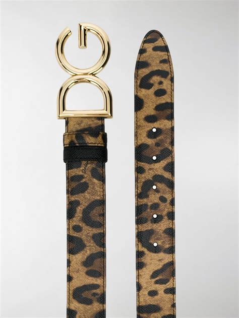 ceinture dolce gabbana homme|dolce gabbana leopard print belt.